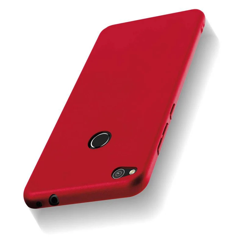 Cadorabo Hülle kompatibel mit Huawei P8 LITE 2017 / P9 LITE 2017 Hard Case Schutzhülle in Metall Optik gegen Kratzer und Stöße