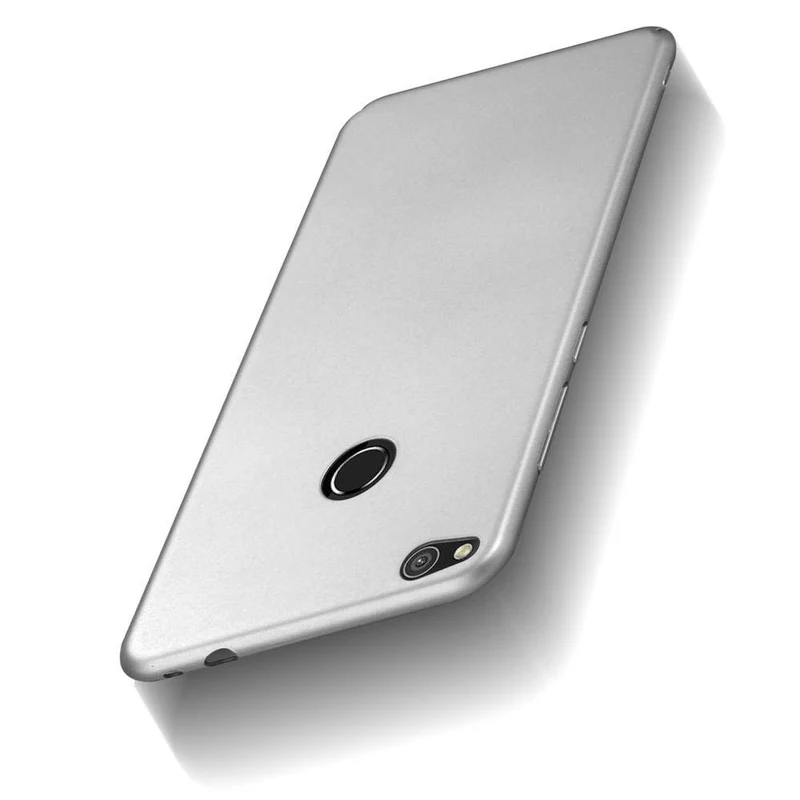 Cadorabo Hülle kompatibel mit Huawei P8 LITE 2017 / P9 LITE 2017 Hard Case Schutzhülle in Metall Optik gegen Kratzer und Stöße