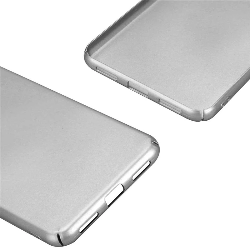 Cadorabo Hülle kompatibel mit Huawei P8 LITE 2017 / P9 LITE 2017 Hard Case Schutzhülle in Metall Optik gegen Kratzer und Stöße