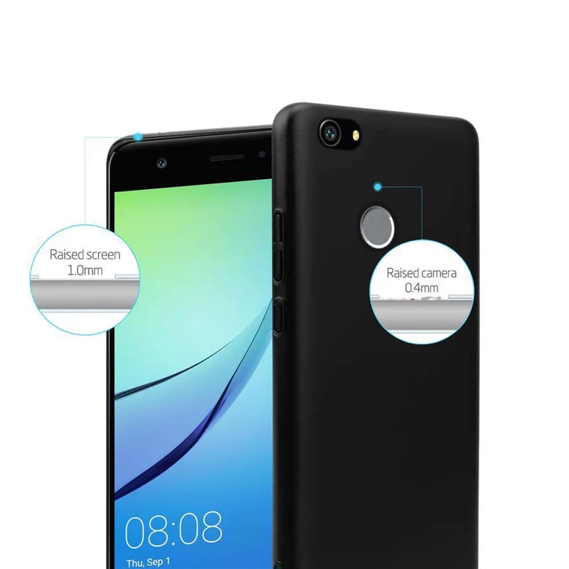 Cadorabo Hülle kompatibel mit Huawei NOVA Hard Case Schutzhülle in Metall Optik gegen Kratzer und Stöße