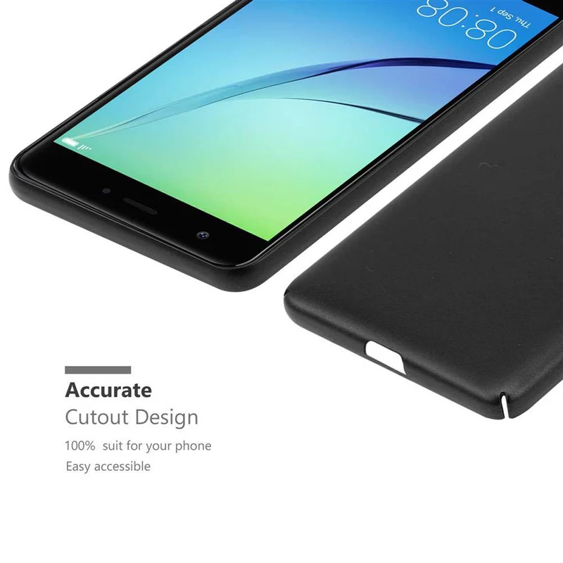 Cadorabo Hülle kompatibel mit Huawei NOVA Hard Case Schutzhülle in Metall Optik gegen Kratzer und Stöße