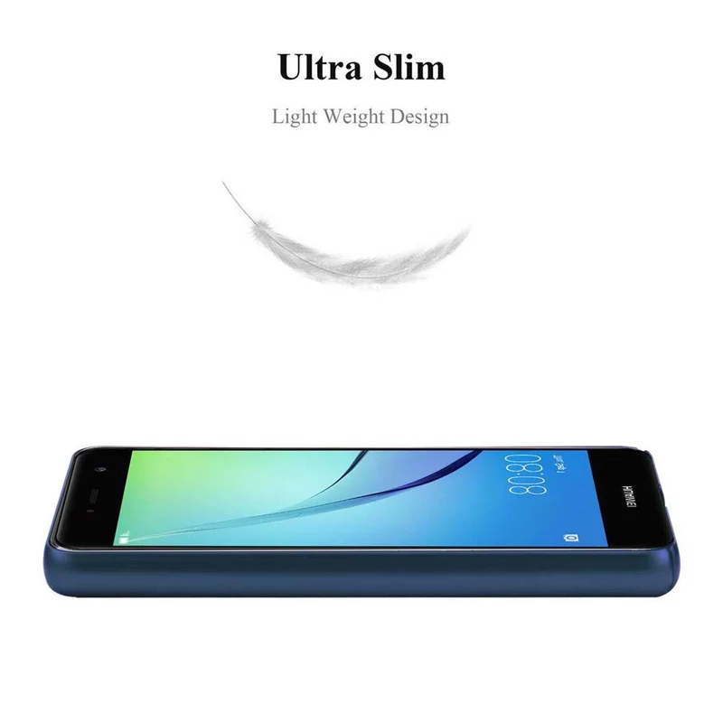 Cadorabo Hülle kompatibel mit Huawei NOVA Hard Case Schutzhülle in Metall Optik gegen Kratzer und Stöße