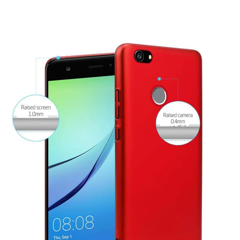 Cadorabo Hülle kompatibel mit Huawei NOVA Hard Case Schutzhülle in Metall Optik gegen Kratzer und Stöße