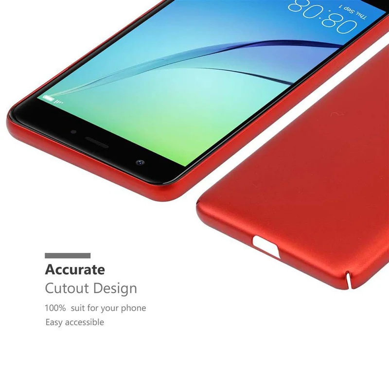 Cadorabo Hülle kompatibel mit Huawei NOVA Hard Case Schutzhülle in Metall Optik gegen Kratzer und Stöße