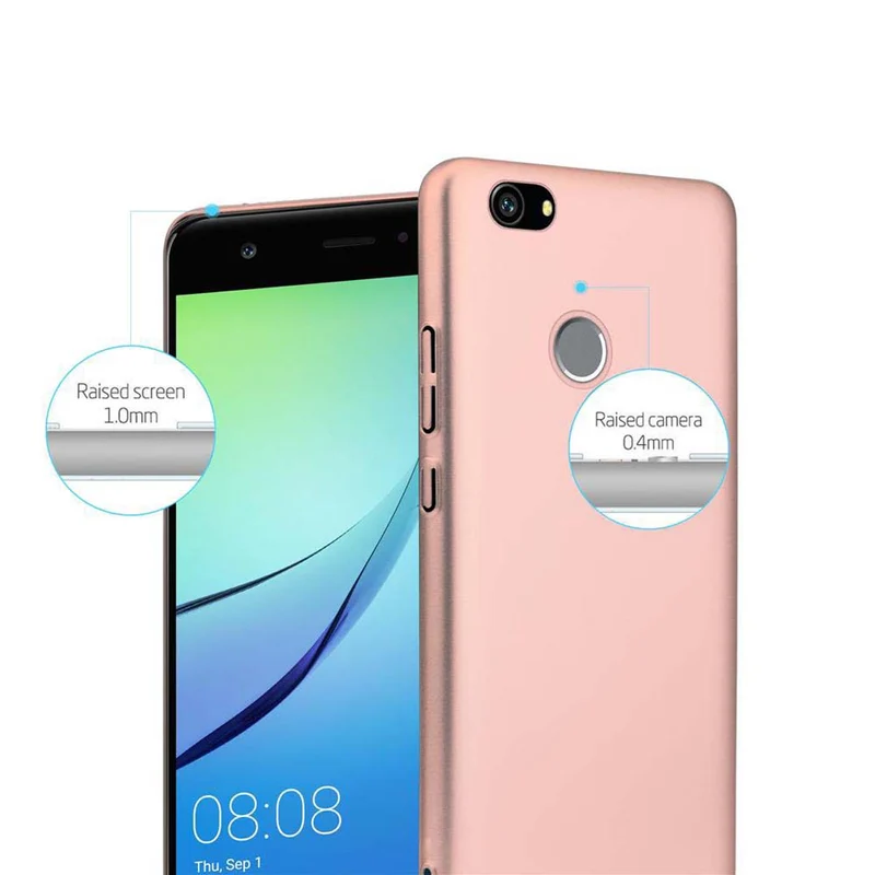 Cadorabo Hülle kompatibel mit Huawei NOVA Hard Case Schutzhülle in Metall Optik gegen Kratzer und Stöße
