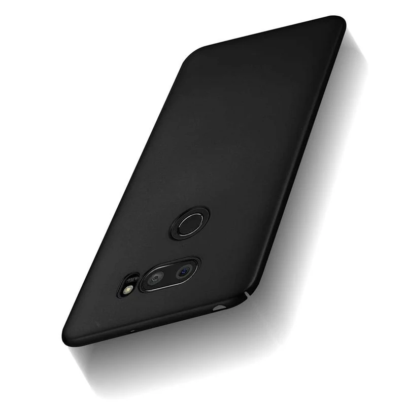 Cadorabo Hülle kompatibel mit LG V30 / V30+ / V30S / V30S+ Hard Case Schutzhülle in Metall Optik gegen Kratzer und Stöße