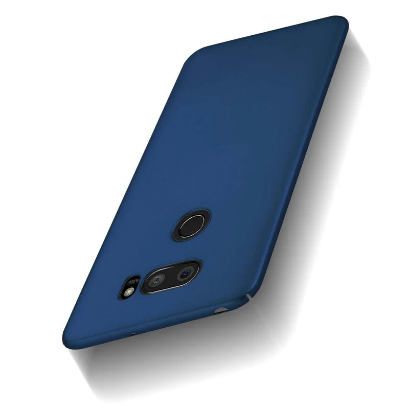Cadorabo Hülle kompatibel mit LG V30 / V30+ / V30S / V30S+ Hard Case Schutzhülle in Metall Optik gegen Kratzer und Stöße