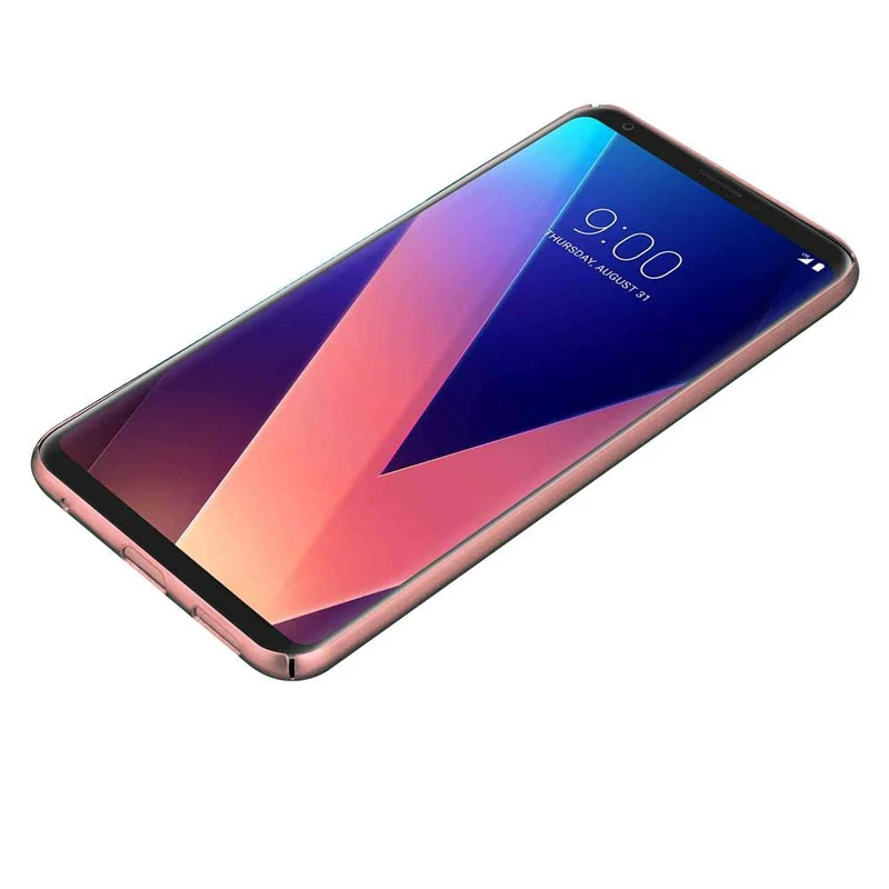 Cadorabo Hülle kompatibel mit LG V30 / V30+ / V30S / V30S+ Hard Case Schutzhülle in Metall Optik gegen Kratzer und Stöße