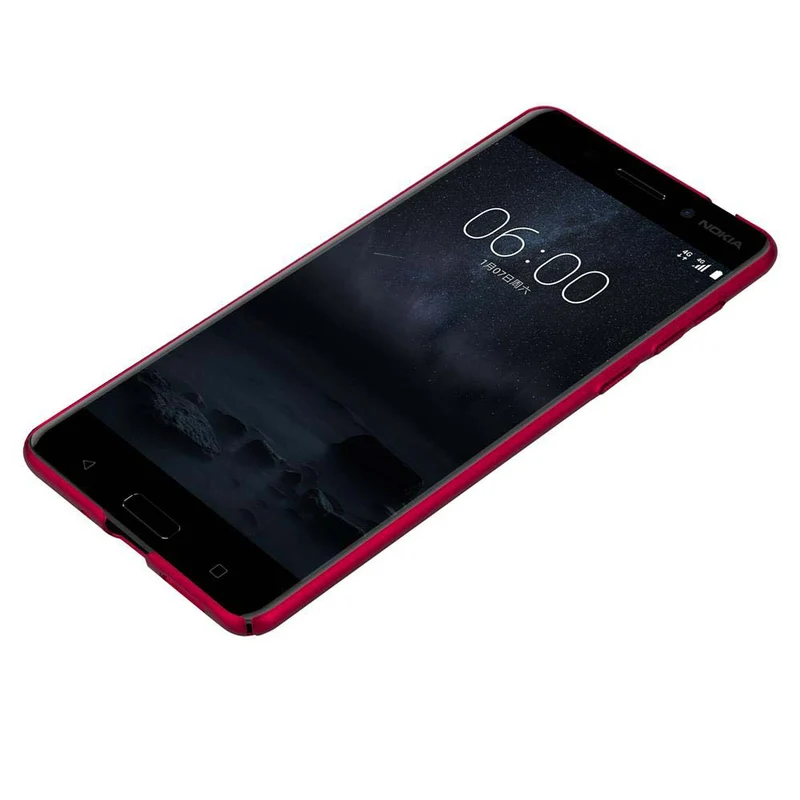 Cadorabo Hülle kompatibel mit Nokia 8 2017 Hard Case Schutzhülle in Metall Optik gegen Kratzer und Stöße