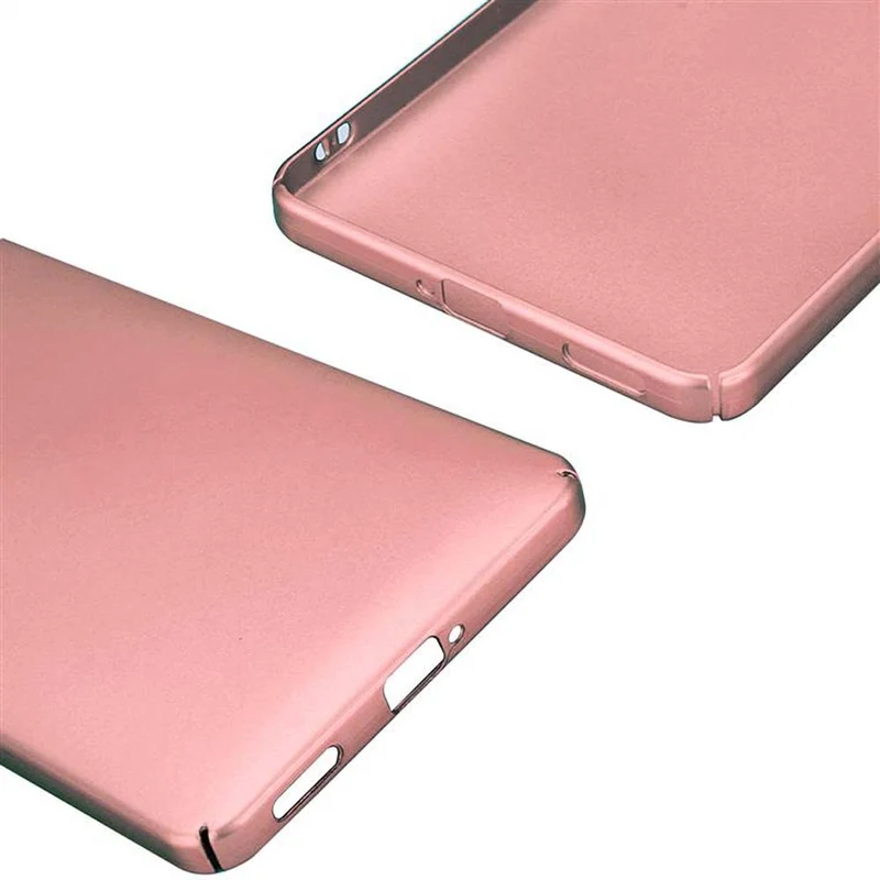 Cadorabo Hülle kompatibel mit Nokia 6 2017 Hard Case Schutzhülle in Metall Optik gegen Kratzer und Stöße