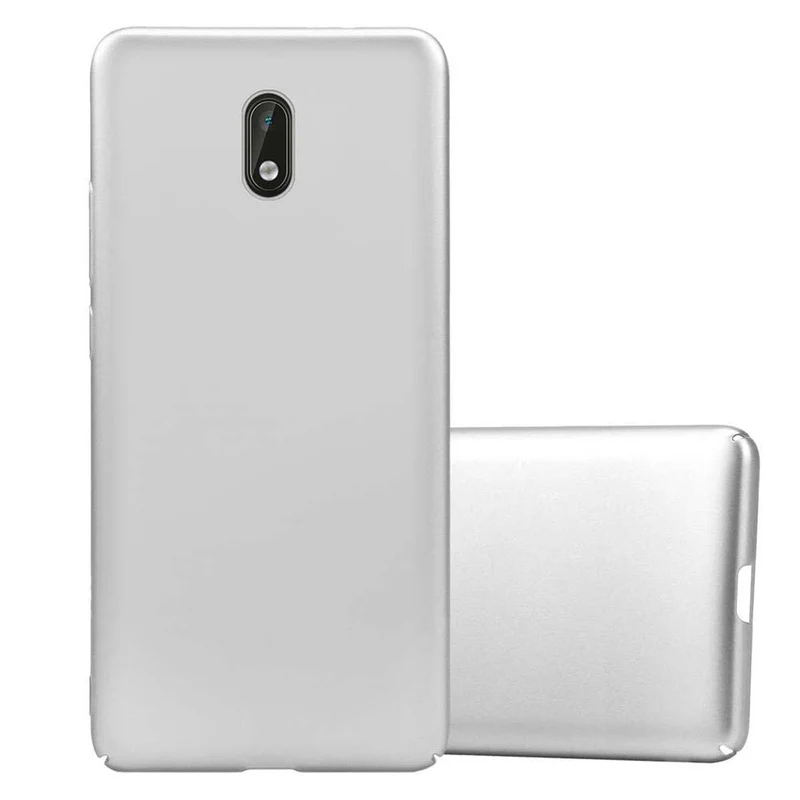 Cadorabo Hülle kompatibel mit Nokia 3 2017 Hard Case Schutzhülle in Metall Optik gegen Kratzer und Stöße