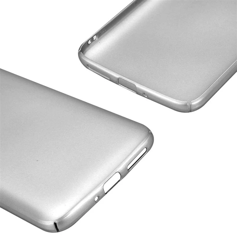 Cadorabo Hülle kompatibel mit Motorola MOTO G5S Hard Case Schutzhülle in Metall Optik gegen Kratzer und Stöße