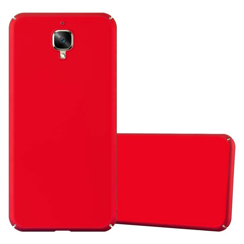 Cadorabo Hülle kompatibel mit OnePlus 3 / 3T Hard Case Schutzhülle in Metall Optik gegen Kratzer und Stöße