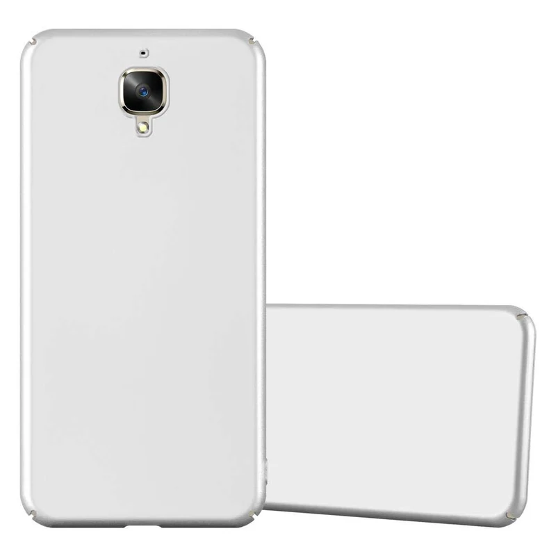 Cadorabo Hülle kompatibel mit OnePlus 3 / 3T Hard Case Schutzhülle in Metall Optik gegen Kratzer und Stöße