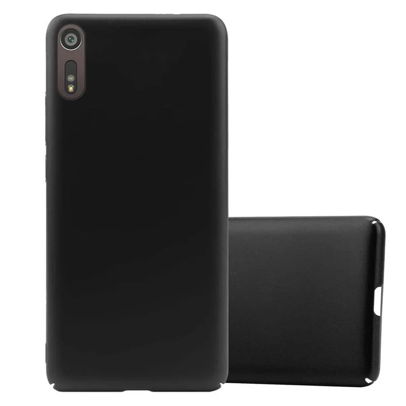 Cadorabo Hülle kompatibel mit Sony Xperia XZ / XZs Hard Case Schutzhülle in Metall Optik gegen Kratzer und Stöße