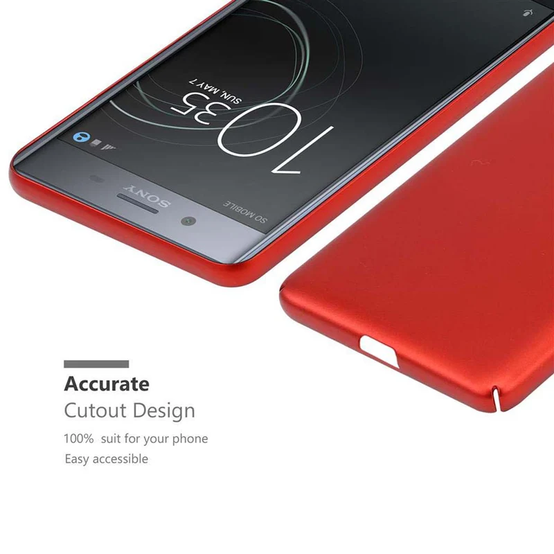 Cadorabo Hülle kompatibel mit Sony Xperia XZ / XZs Hard Case Schutzhülle in Metall Optik gegen Kratzer und Stöße