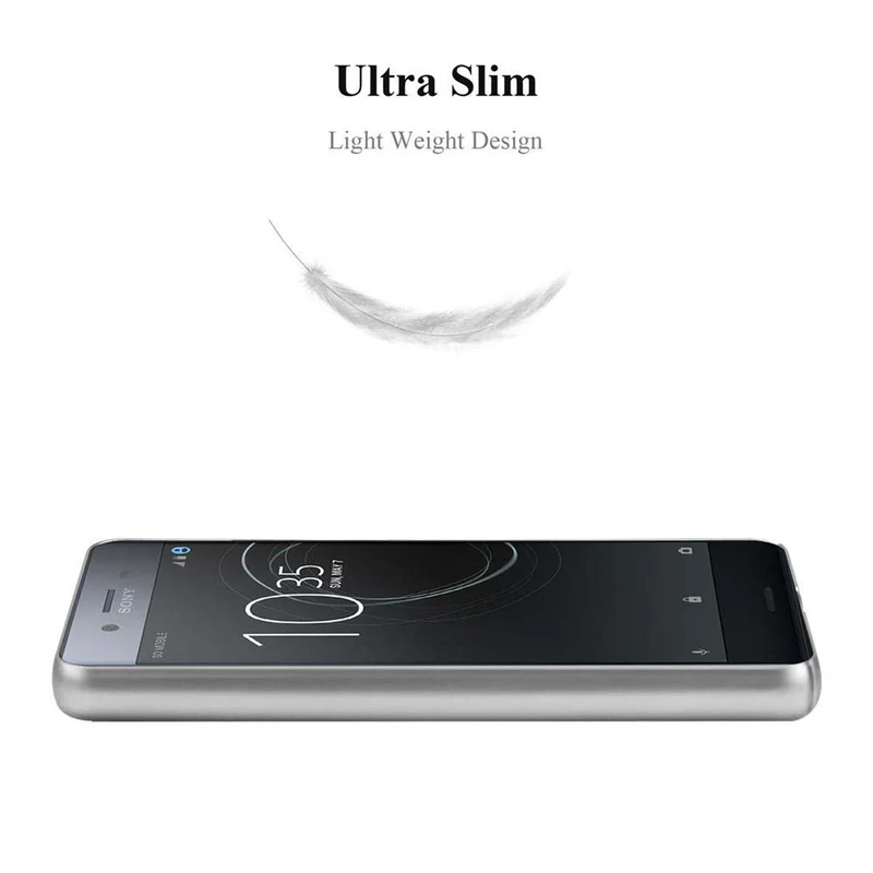 Cadorabo Hülle kompatibel mit Sony Xperia XZ / XZs Hard Case Schutzhülle in Metall Optik gegen Kratzer und Stöße