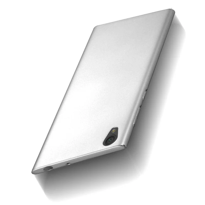 Cadorabo Hülle kompatibel mit Sony Xperia L1 Hard Case Schutzhülle in Metall Optik gegen Kratzer und Stöße