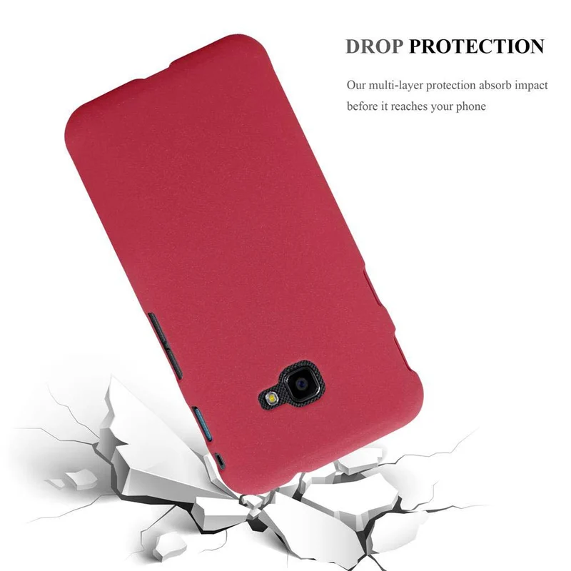Cadorabo Hülle kompatibel mit Samsung Galaxy XCover 4 / XCover 4s Hard Case Schutzhülle in Frosted Optik gegen Kratzer und Stöße