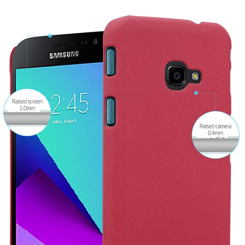 Cadorabo Hülle kompatibel mit Samsung Galaxy XCover 4 / XCover 4s Hard Case Schutzhülle in Frosted Optik gegen Kratzer und Stöße