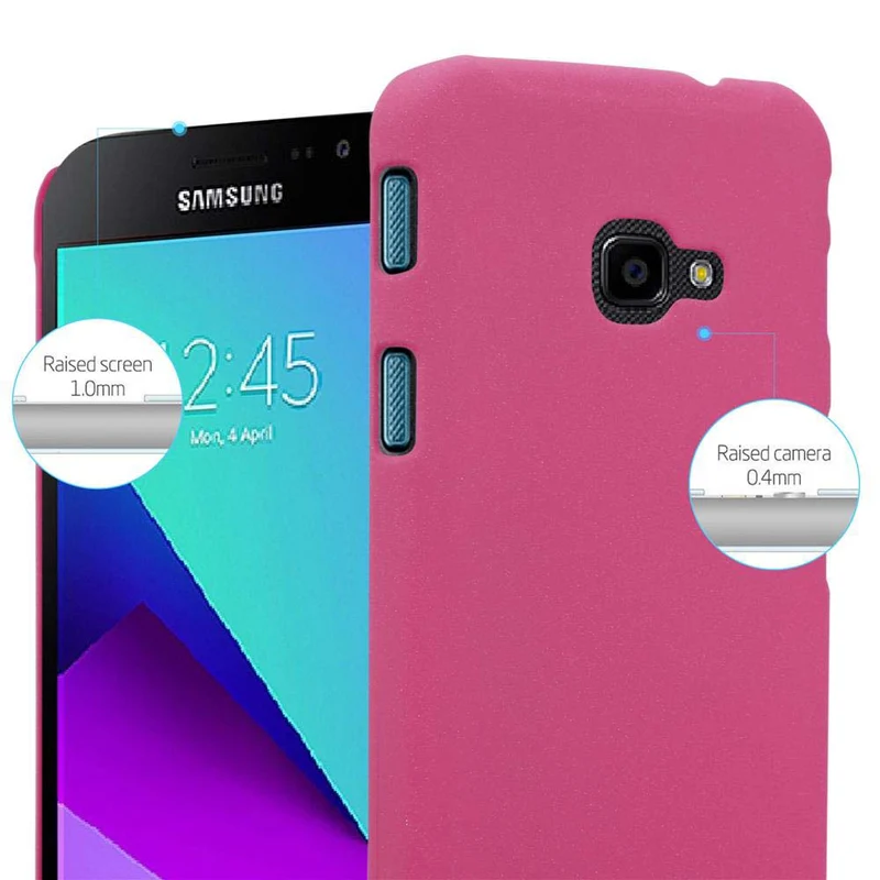 Cadorabo Hülle kompatibel mit Samsung Galaxy XCover 4 / XCover 4s Hard Case Schutzhülle in Frosted Optik gegen Kratzer und Stöße