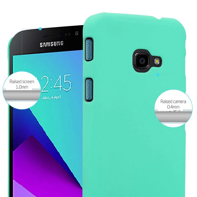Cadorabo Hülle kompatibel mit Samsung Galaxy XCover 4 / XCover 4s Hard Case Schutzhülle in Frosted Optik gegen Kratzer und Stöße