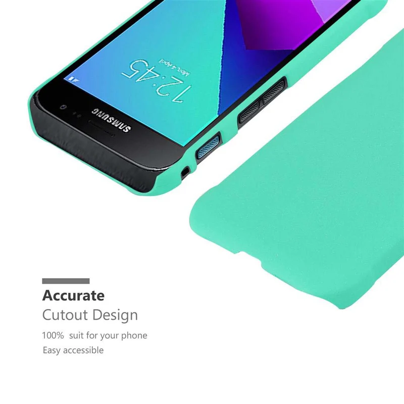 Cadorabo Hülle kompatibel mit Samsung Galaxy XCover 4 / XCover 4s Hard Case Schutzhülle in Frosted Optik gegen Kratzer und Stöße