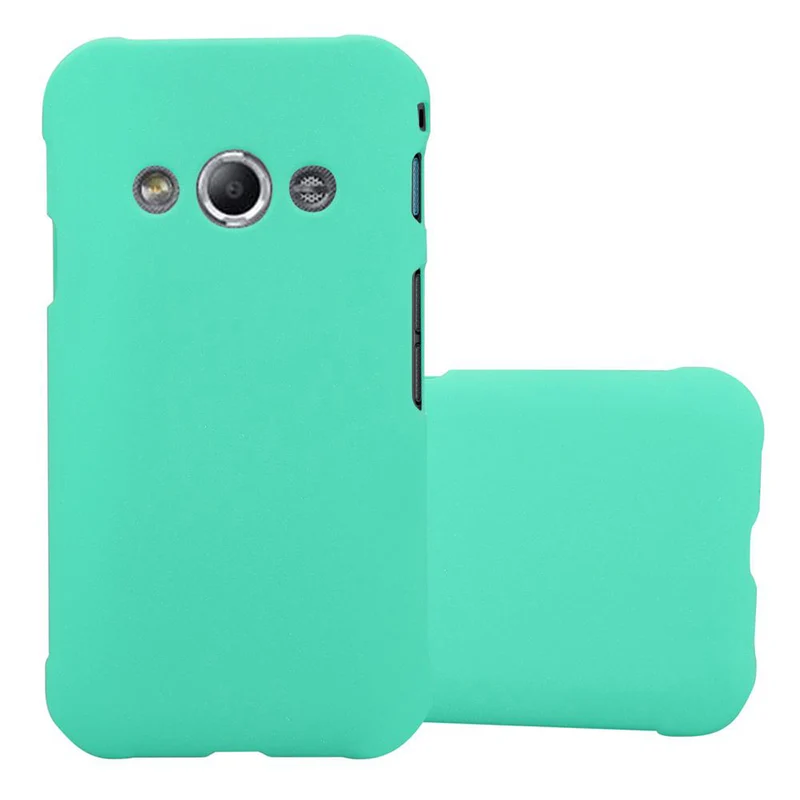 Cadorabo Hülle kompatibel mit Samsung Galaxy XCover 3 Hard Case Schutzhülle in Frosted Optik gegen Kratzer und Stöße