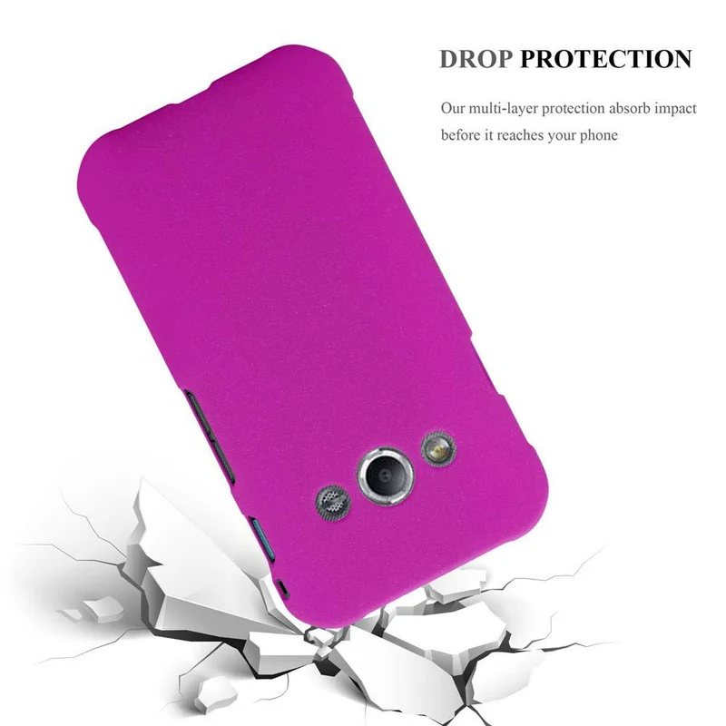 Cadorabo Hülle kompatibel mit Samsung Galaxy XCover 3 Hard Case Schutzhülle in Frosted Optik gegen Kratzer und Stöße