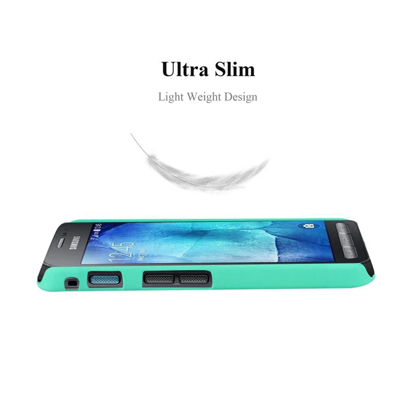 Cadorabo Hülle kompatibel mit Samsung Galaxy XCover 3 Hard Case Schutzhülle in Frosted Optik gegen Kratzer und Stöße