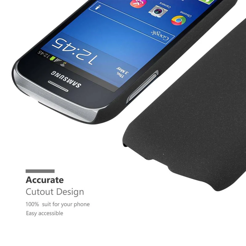 Cadorabo Hülle kompatibel mit Samsung Galaxy TREND LITE Hard Case Schutzhülle in Frosted Optik gegen Kratzer und Stöße