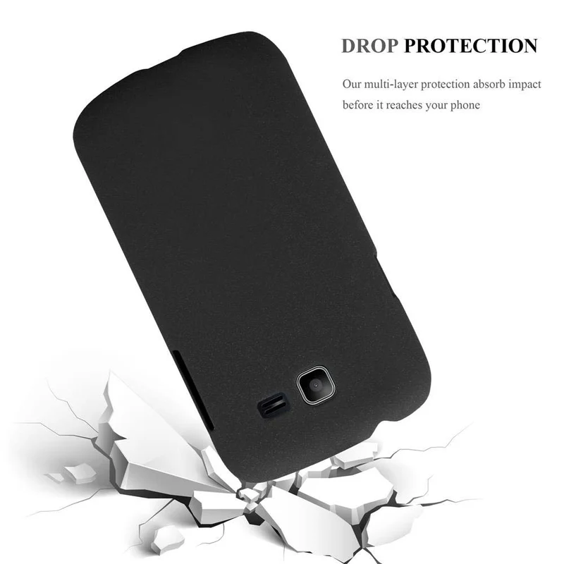 Cadorabo Hülle kompatibel mit Samsung Galaxy TREND LITE Hard Case Schutzhülle in Frosted Optik gegen Kratzer und Stöße