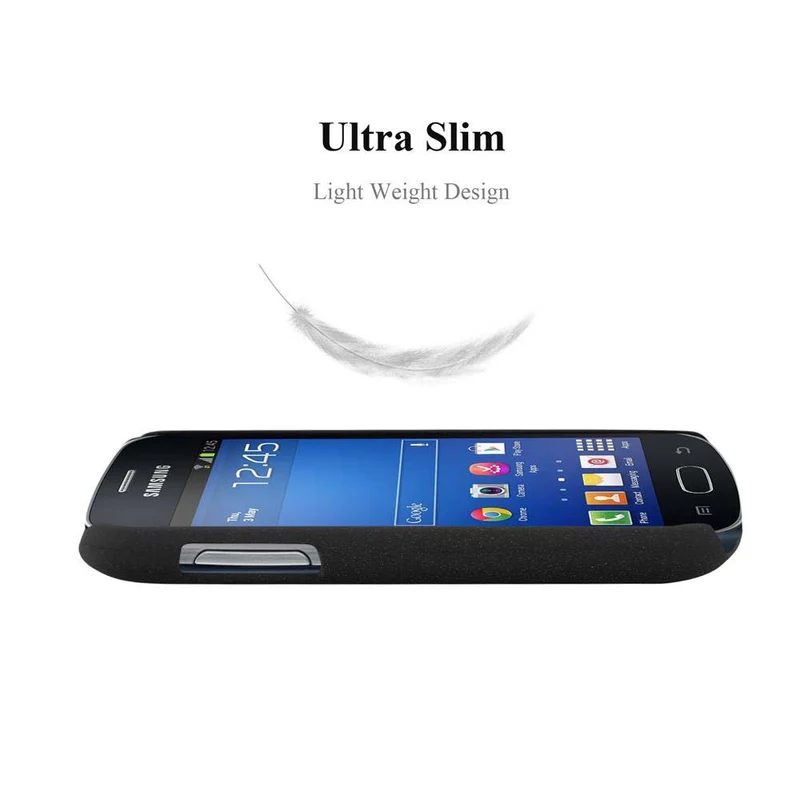 Cadorabo Hülle kompatibel mit Samsung Galaxy TREND LITE Hard Case Schutzhülle in Frosted Optik gegen Kratzer und Stöße