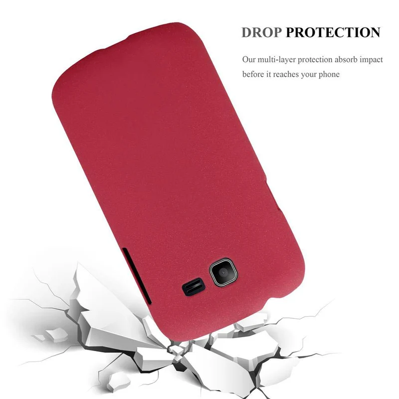 Cadorabo Hülle kompatibel mit Samsung Galaxy TREND LITE Hard Case Schutzhülle in Frosted Optik gegen Kratzer und Stöße