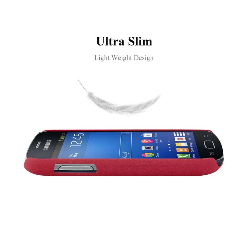 Cadorabo Hülle kompatibel mit Samsung Galaxy TREND LITE Hard Case Schutzhülle in Frosted Optik gegen Kratzer und Stöße