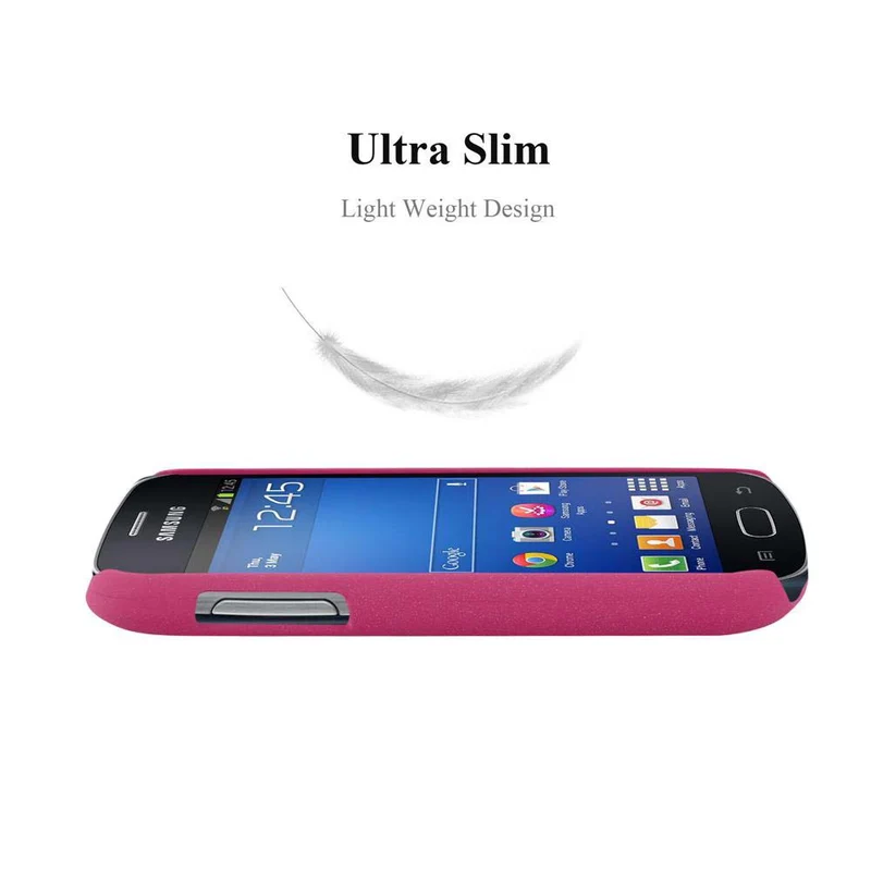 Cadorabo Hülle kompatibel mit Samsung Galaxy TREND LITE Hard Case Schutzhülle in Frosted Optik gegen Kratzer und Stöße