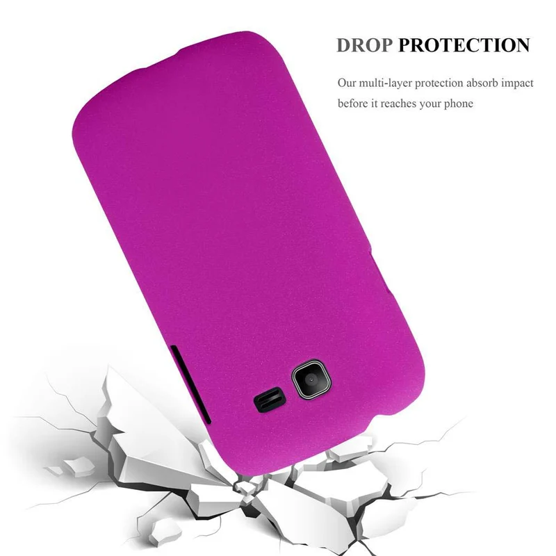 Cadorabo Hülle kompatibel mit Samsung Galaxy TREND LITE Hard Case Schutzhülle in Frosted Optik gegen Kratzer und Stöße