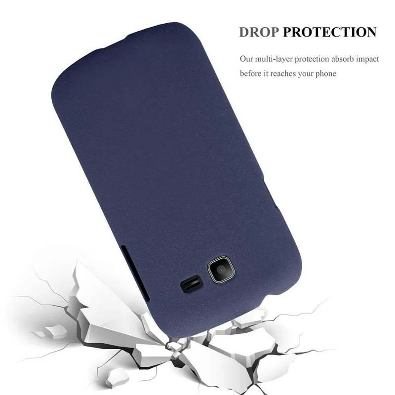 Cadorabo Hülle kompatibel mit Samsung Galaxy TREND LITE Hard Case Schutzhülle in Frosted Optik gegen Kratzer und Stöße