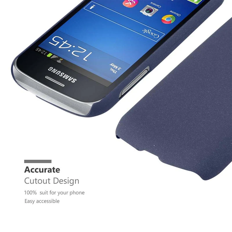 Cadorabo Hülle kompatibel mit Samsung Galaxy TREND LITE Hard Case Schutzhülle in Frosted Optik gegen Kratzer und Stöße