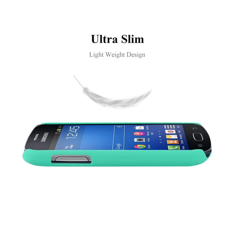 Cadorabo Hülle kompatibel mit Samsung Galaxy TREND LITE Hard Case Schutzhülle in Frosted Optik gegen Kratzer und Stöße
