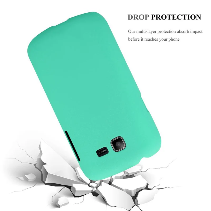 Cadorabo Hülle kompatibel mit Samsung Galaxy TREND LITE Hard Case Schutzhülle in Frosted Optik gegen Kratzer und Stöße