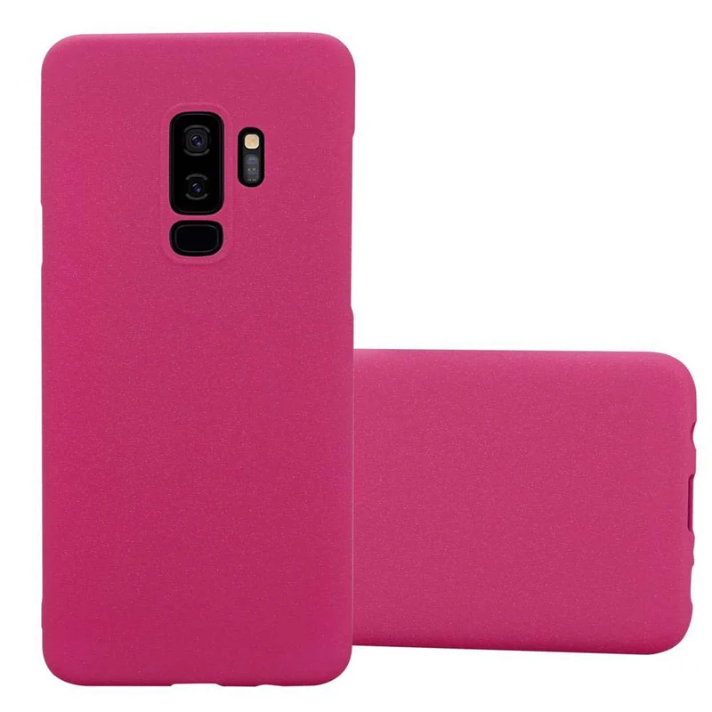 Cadorabo Hülle kompatibel mit Samsung Galaxy S9 PLUS Hard Case Schutzhülle in Frosted Optik gegen Kratzer und Stöße