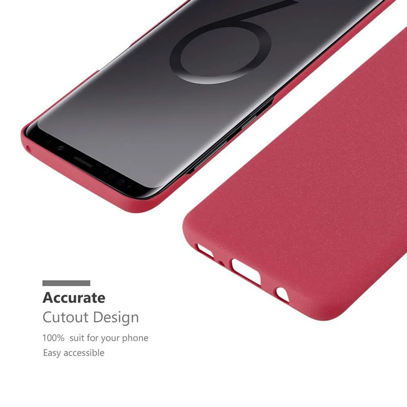 Cadorabo Hülle kompatibel mit Samsung Galaxy S9 PLUS Hard Case Schutzhülle in Frosted Optik gegen Kratzer und Stöße
