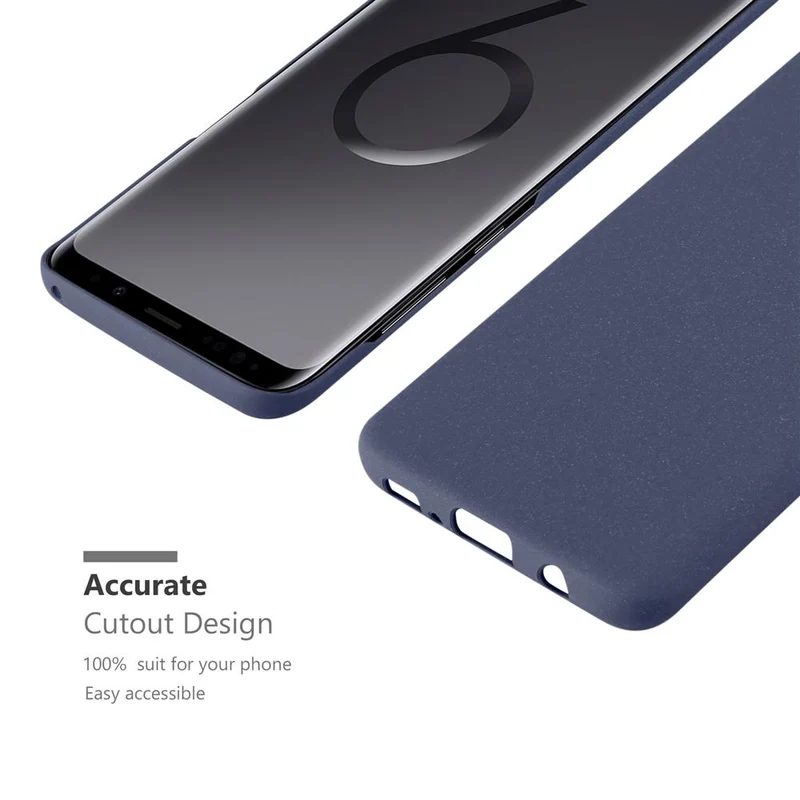 Cadorabo Hülle kompatibel mit Samsung Galaxy S9 PLUS Hard Case Schutzhülle in Frosted Optik gegen Kratzer und Stöße