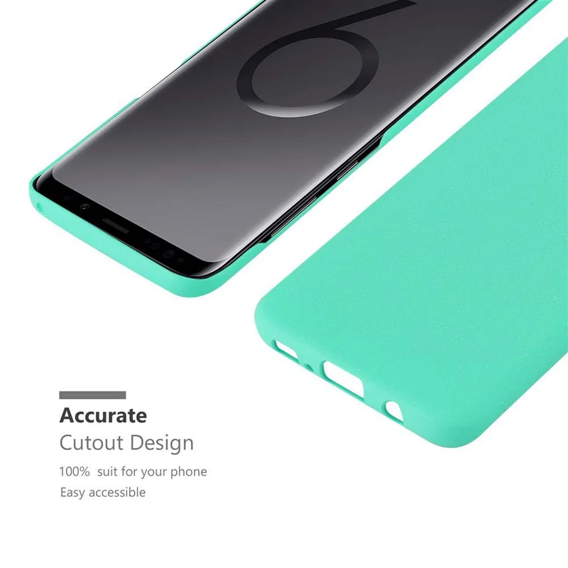 Cadorabo Hülle kompatibel mit Samsung Galaxy S9 PLUS Hard Case Schutzhülle in Frosted Optik gegen Kratzer und Stöße