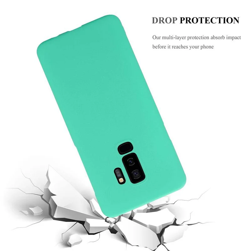 Cadorabo Hülle kompatibel mit Samsung Galaxy S9 PLUS Hard Case Schutzhülle in Frosted Optik gegen Kratzer und Stöße