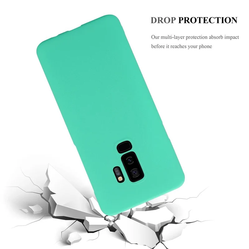 Cadorabo Hülle kompatibel mit Samsung Galaxy S9 PLUS Hard Case Schutzhülle in Frosted Optik gegen Kratzer und Stöße