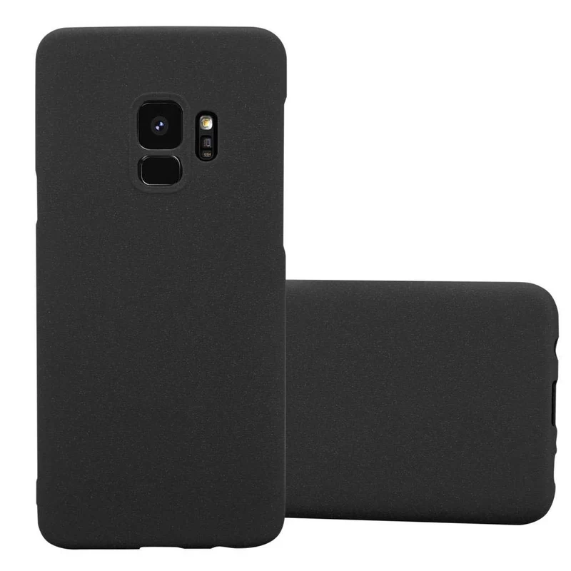 Cadorabo Hülle kompatibel mit Samsung Galaxy S9 Hard Case Schutzhülle in Frosted Optik gegen Kratzer und Stöße
