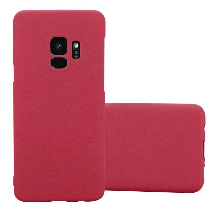 Cadorabo Hülle kompatibel mit Samsung Galaxy S9 Hard Case Schutzhülle in Frosted Optik gegen Kratzer und Stöße