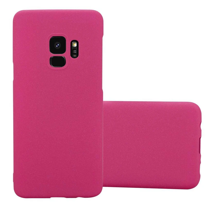 Cadorabo Hülle kompatibel mit Samsung Galaxy S9 Hard Case Schutzhülle in Frosted Optik gegen Kratzer und Stöße